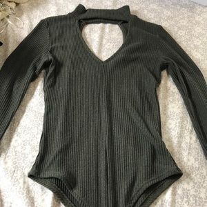 Olive Turtle Neck Bodysuit 💚